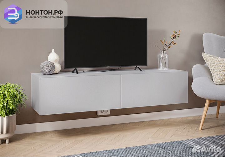 Тв-тумба Айден 1400 серый