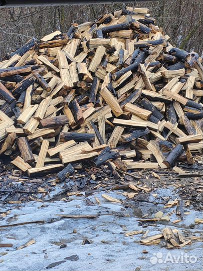 Дрова дубовые колотые