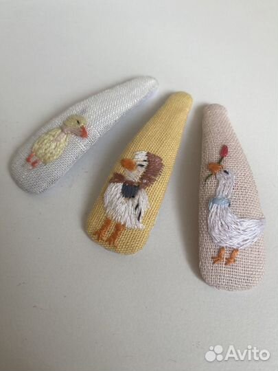 Бантики и заколки ручной работы