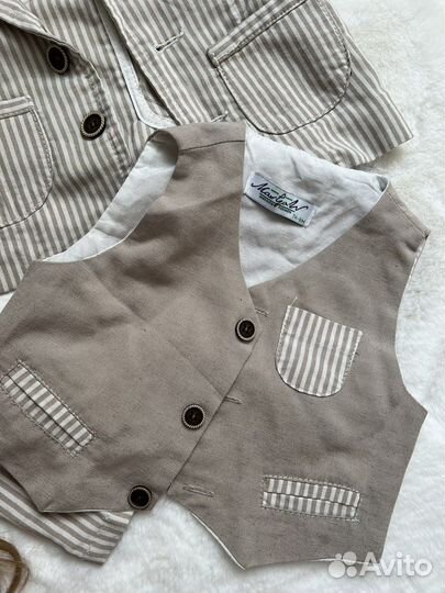 Костюм тройка для мальчика 74