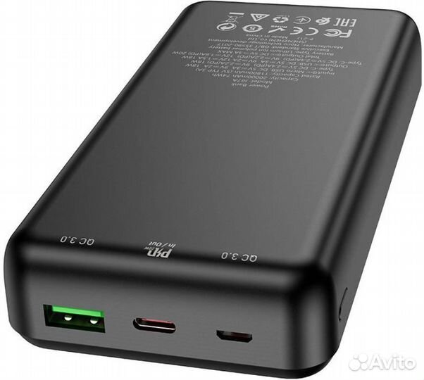 Новые QC3 внешние USB аккумулятор 20 000 mAh Hoco
