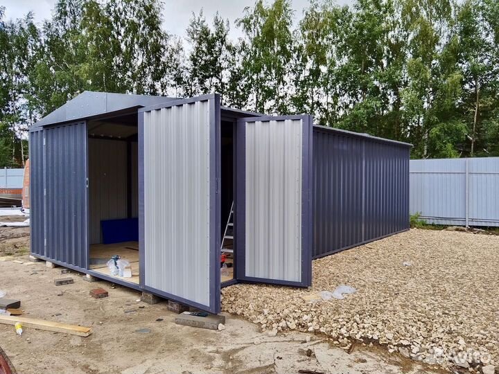 Сарай металлический