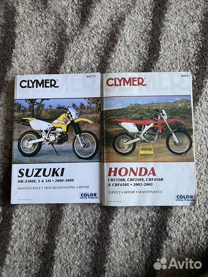 Сервис мануал suzuki DR-Z, honda CRF