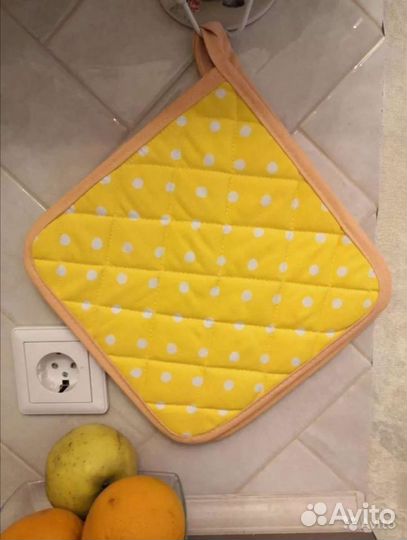 Набор Икеа чехол+прихватки новые