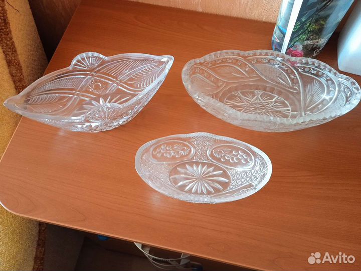 Хрустальные конфетницы