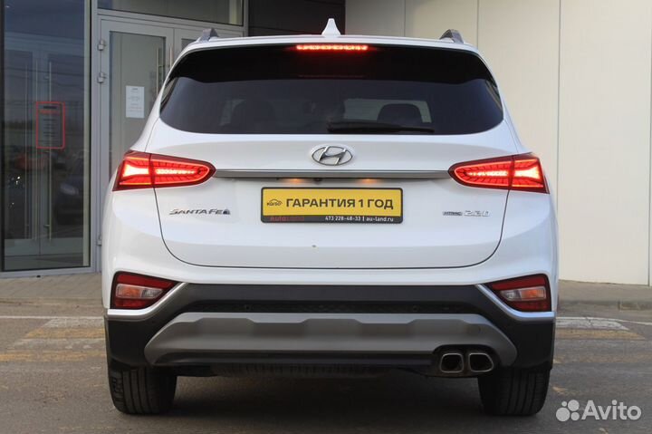 Hyundai Santa Fe 2.2 AT, 2019, 56 594 км