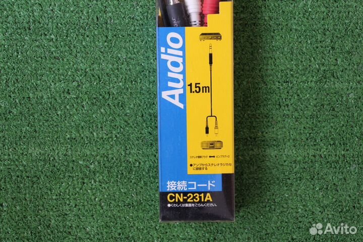 JVC 1Jack-2RCA кабель, Япония