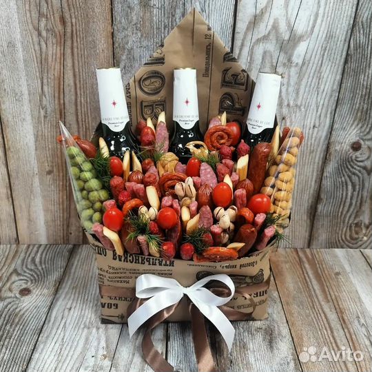 Вкусный мужской букет