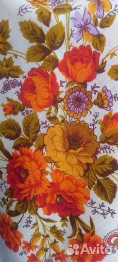 Платок шаль павлопосадский