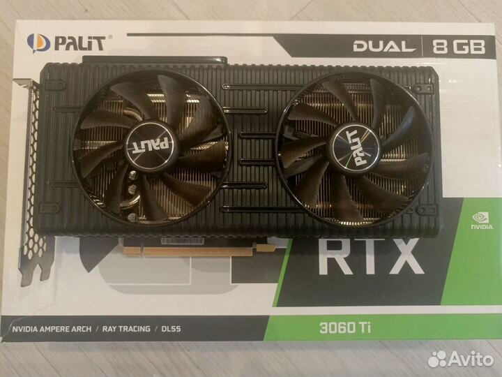 Видеокарта RTX 3060ti Palit dual