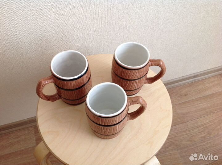 Три раритетные керамические кружки
