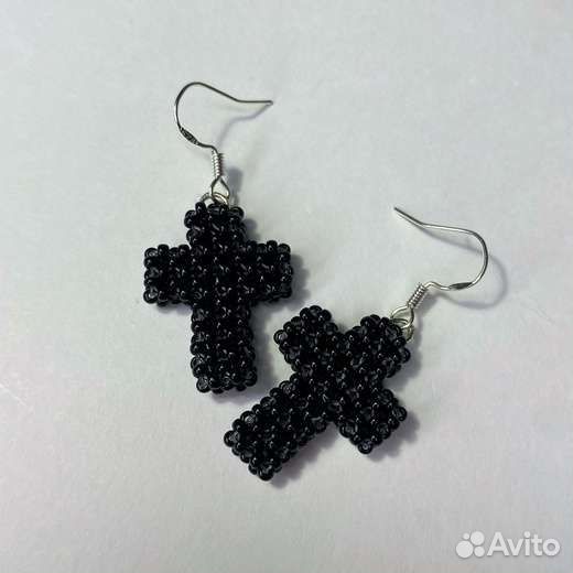 Серьги из бисера