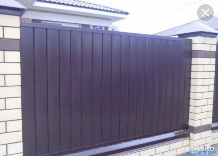 Сайдинг металлический для забора