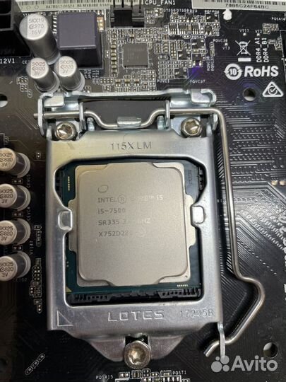 Intel core i5 7500 + плата