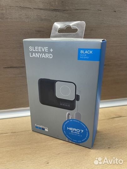 Силиконовый чехол с ремешком Черный GoPro