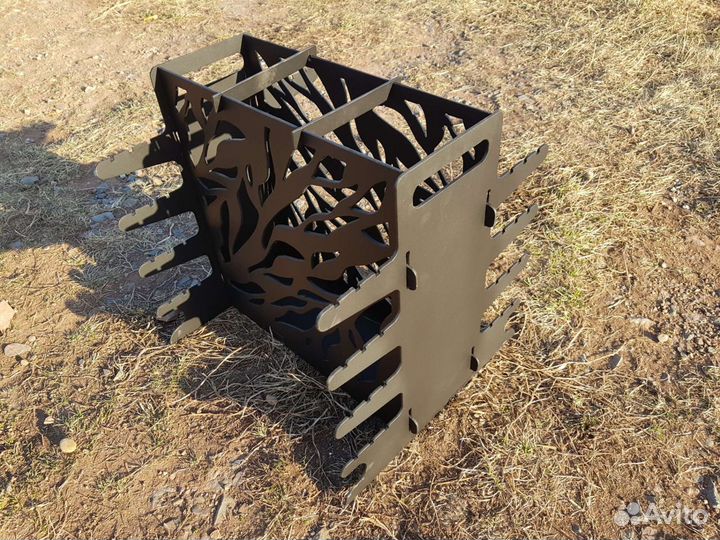 Мангал разборный, вертикальный