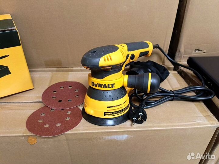 Орбитальная шлифовальная машинка DeWalt