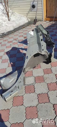 Крыло заднее левое ниссан тиида хэтч