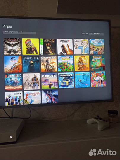 Xbox one s 1tb с играми