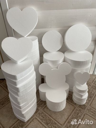 Заготовки из пенопласта для вашего творчества