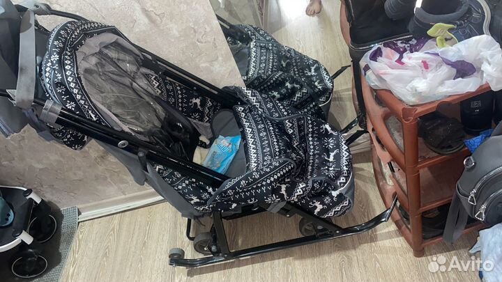 Санки коляска ника