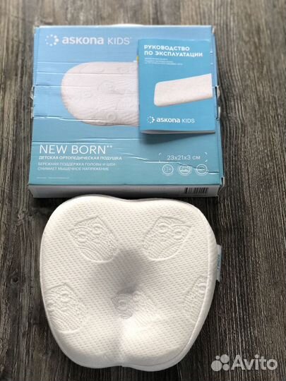 Детская ортопедическая подушка New Born