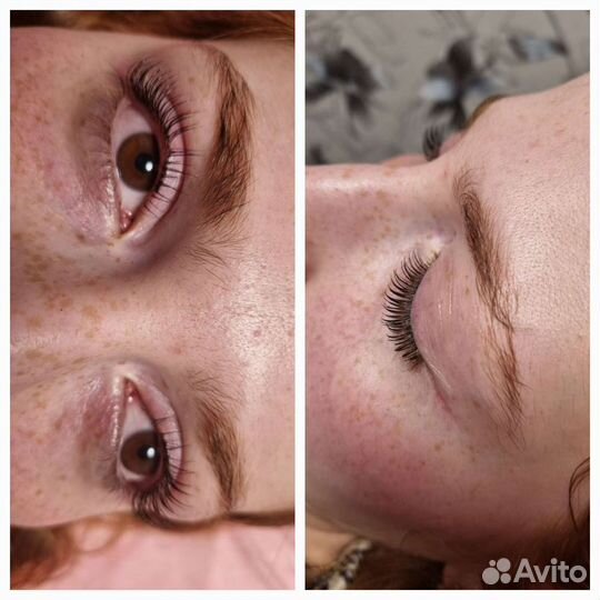 Ламинирование+окрашивание+ ботокс ресниц