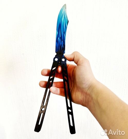 Деревянный нож бабочка