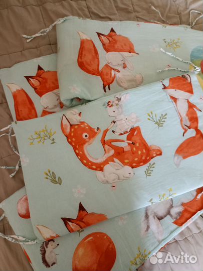 Бортики на детскую кроватку