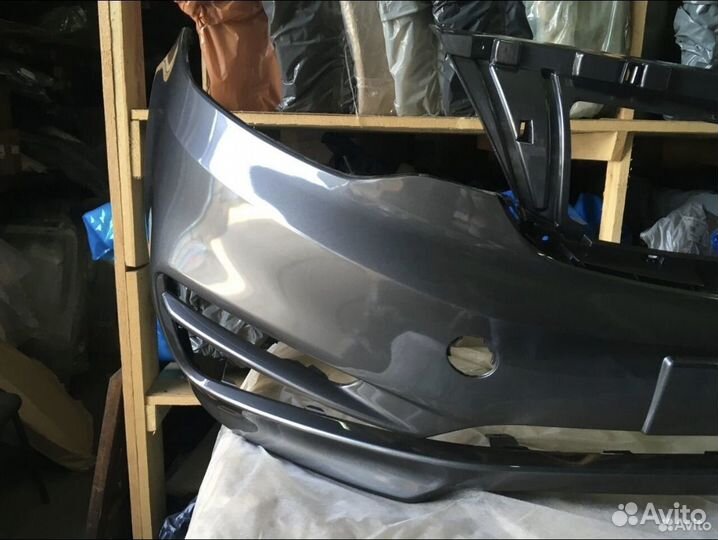 Бампер передний Киа Рио c 2015- цвет Серый SAE