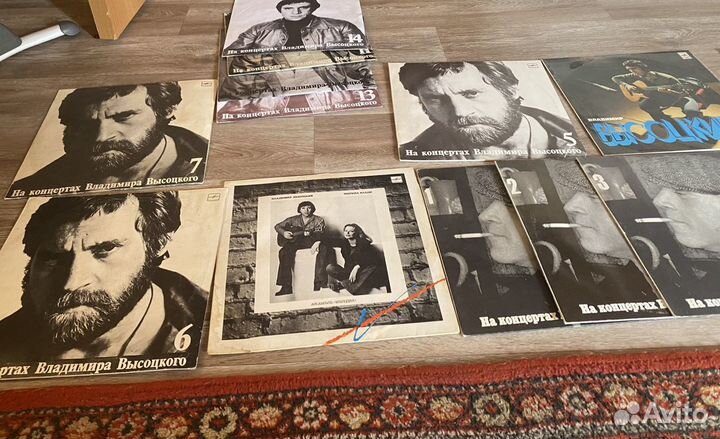 Виниловые пластинки высоцкого и жанны бичевской