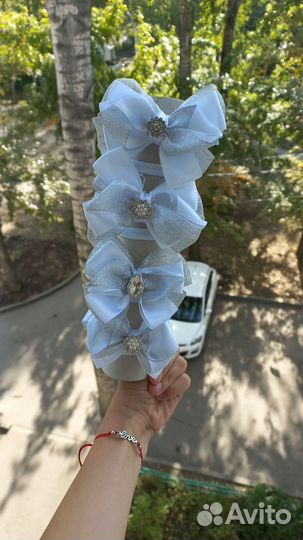 Бантики для девочки ручной работы