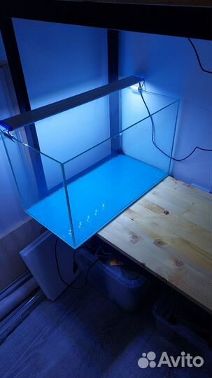Аквариум с лампой