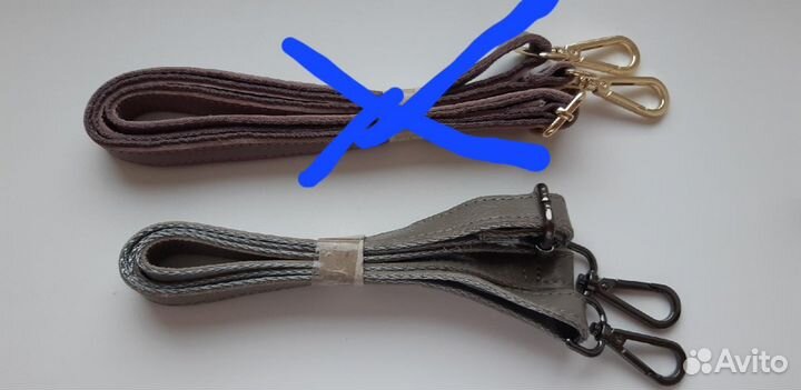 Кожаные новые ремешки для сумок