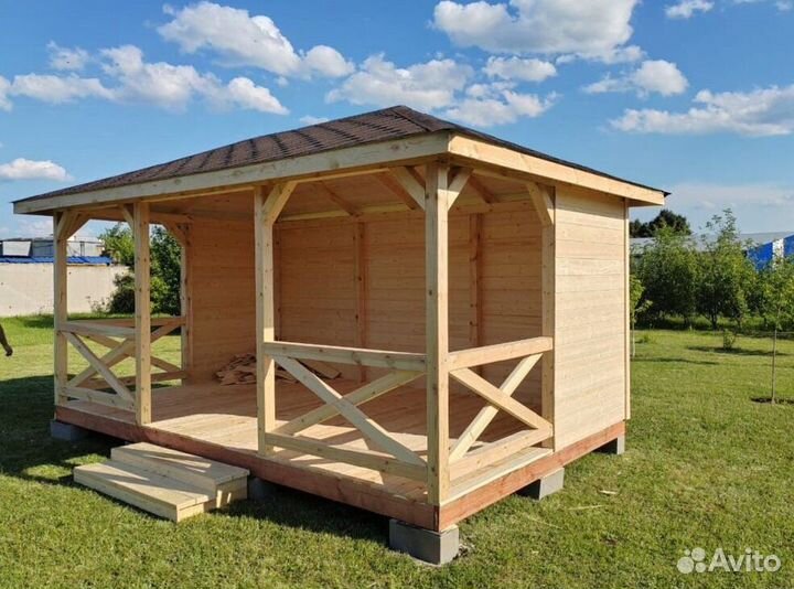 Деревянные беседки