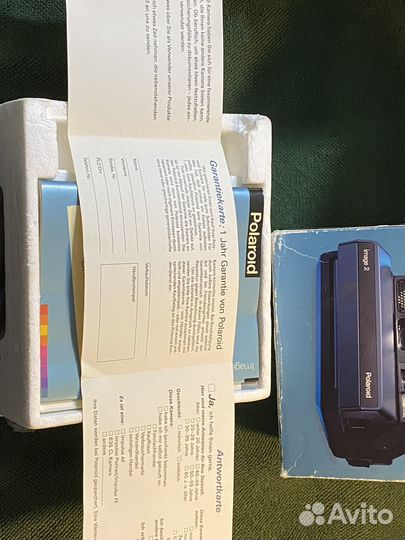 Плёночный фотоаппарат Polaroid Image 2 новый