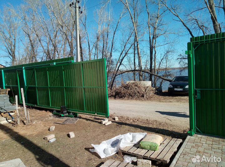 Каркас откатных ворот