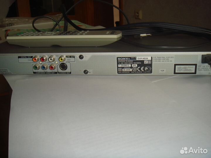 Видеоплеер CD\ DVD sony DVP-NS36
