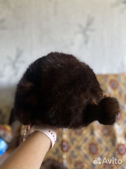 Берет женский норковый