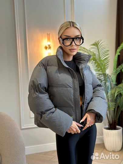 Куртка со стразами