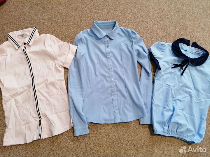 Школьные платья и блузки на девочку