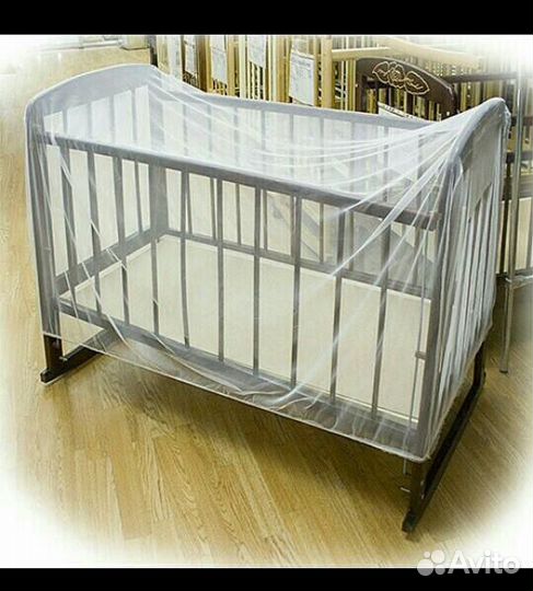 Новая москитная сетка на кроватку