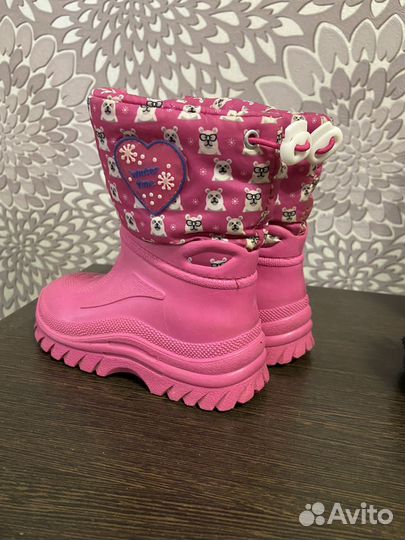 Резиновые сапоги для девочки