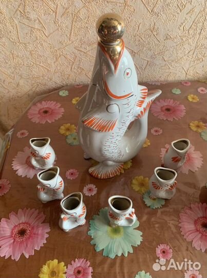 Сервиз рыбки СССР
