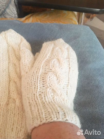 Варежки женские ручная работа