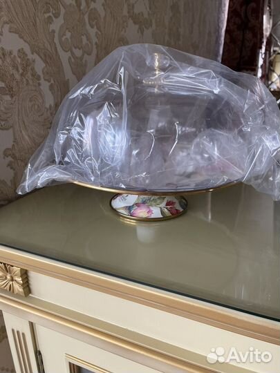 Набор посуды новый Agness vintage пионы