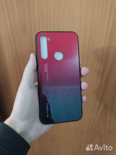 Чехол стеклянный Redmi Note 8T