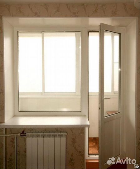 Пластиковое окно с балконной дверью