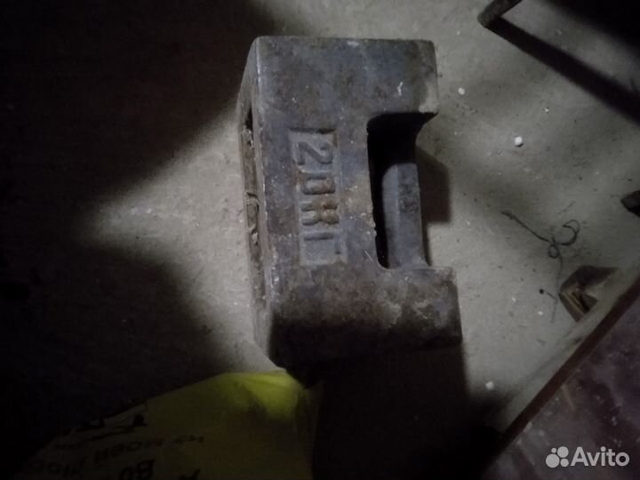 Гиря квадратная 20 кг