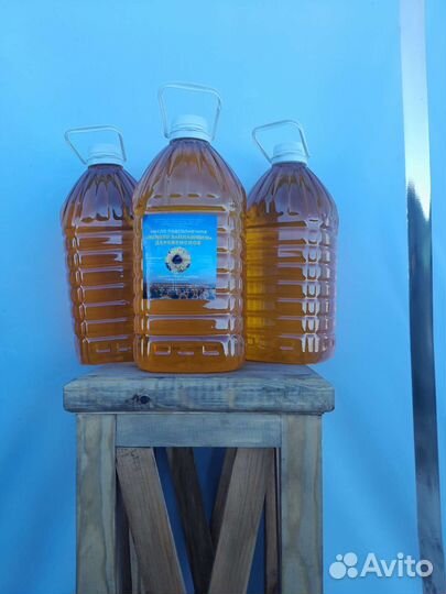 Масло подсолнечное деревенское